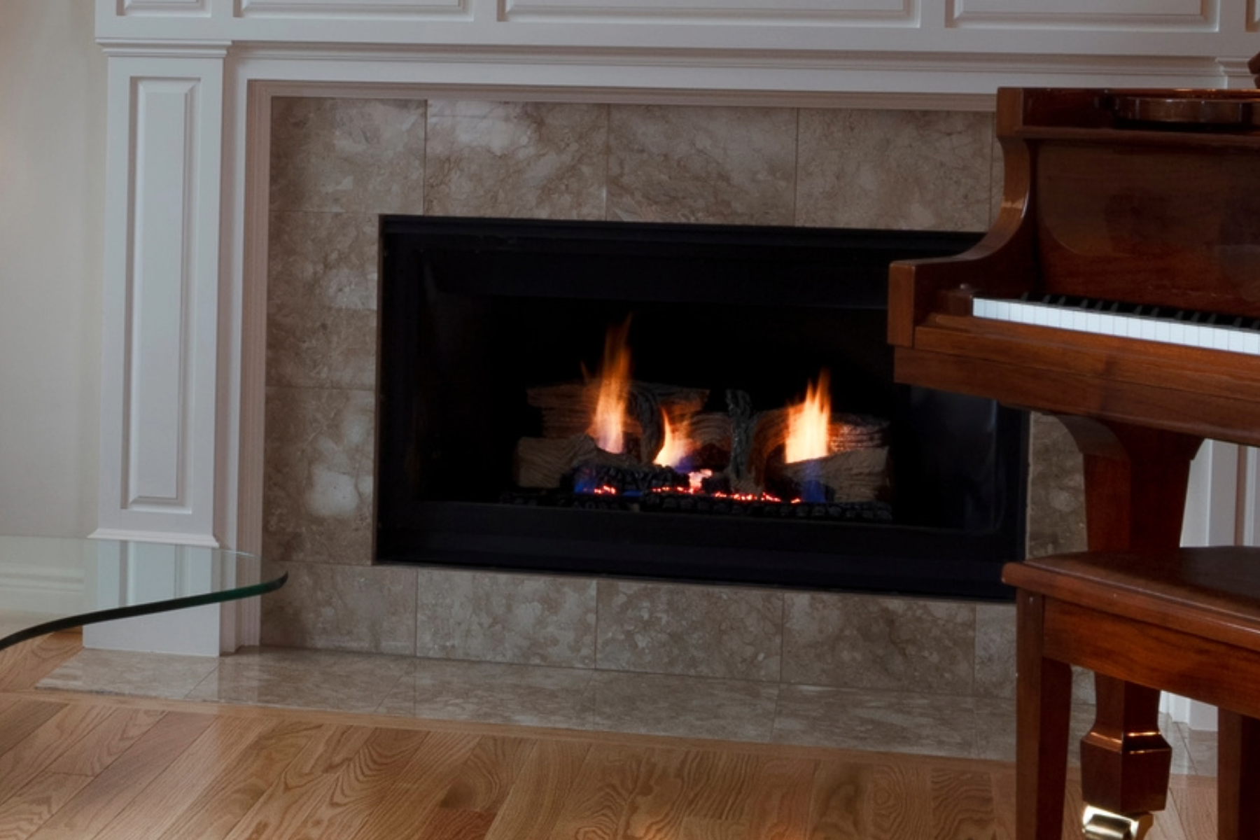 gas fireplace